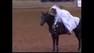 Stacy Westfall and Whizards Baby Doll 2005 Reining Freestyle Champion