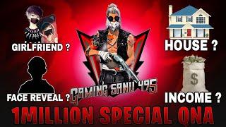 1 Million Special Qna ? Face Reveal ? Income ? @gamingsanu495 