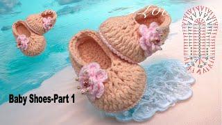 KnitLove HK/Knit/Crochet/Craft/Baby Shoes[Eng&Chin Sub1] /かぎ針編み/짜다/क्रोशै/鈎針/嬰兒鞋子[中英字幕1]