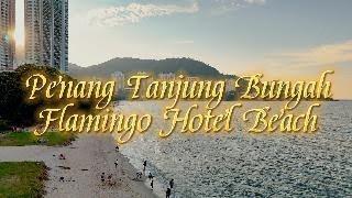 Penang Tanjung Bungah Flamingo Hotel Beach Aerial View