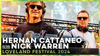 HERNAN CATTANEO & NICK WARREN at LOVELAND FESTIVAL 2024 • AMSTERDAM