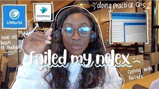 I failed my nclex, what now? (coping, job update, new study methods)