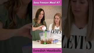 BEST Swedish Meatballs (Freezer Meal) #Shorts