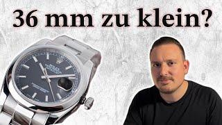 36mm Uhr zu klein? Rolex Datejust 36mm im Review