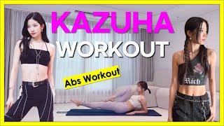 I did 7Min Le Sserafim Kazuha’s Ab Workout *Insane Results