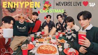 (Eng sub) ENHYPEN CHRISTMAS WEVERSE LIVE 해피 홀리데이(12.24.24) #enhypen #christmas #weverselive