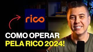 COMO OPERAR OPÇÕES PELA CORRETORA RICO | PASSO A PASSO 2024!