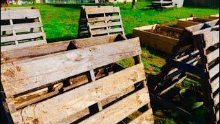 DIY - UPGRADED Pallet Trellis | Planter Boxes