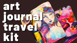 Why You MUST Have An Art Journal Travel Kit: Everything in My Bag