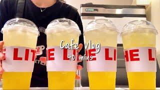 (Eng)Cafe vlog collection of 40minutes/ 40mins cafe vlog