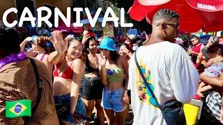  CARNAVAL RIO DE JANEIRO | Street Party Bloco Santa Teresa | 4K Tour | Brazil