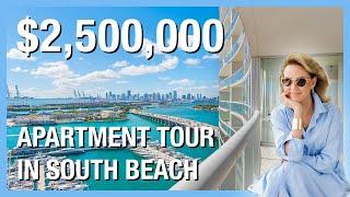 $2.5M LUXURY APARTMENT TOUR MIAMI BEACH - ICON SOUTH BEACH