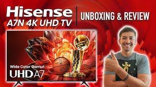 Hisense A7N 4K UHD TV | Unboxing & Review