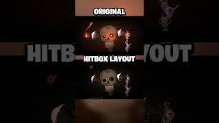 Skeletal Shenanigans Boss: Original vs Hitbox Layout | Geometry Dash 2.2 #shorts