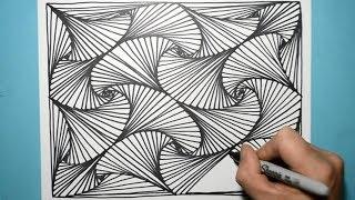 COOL DRAWING PATTERN YOU'LL WANT TO TRY RIGHT AWAY