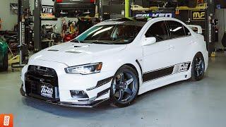 Building a 2013 Mitsubishi Lancer Evolution X (GSR) in 16 Minutes!