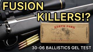 30-06 North Fork 165 & 180gr Bonded Spitzers Ballistics Gel Ammo Test