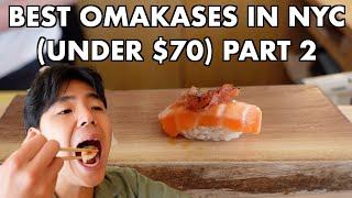 BEST SUSHI OMAKASES IN NYC PART 2 FOOD REVIEW