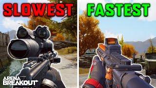 SLOWEST vs FASTEST Gun In AB History ! | Arena Breakout