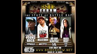 The BSide Forum  ~ EP 3 ~ 12/17/14 ~ Malathion ~ Alkatraz (Tony Nario) ~ Mad Mary