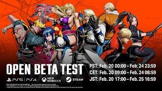 FATAL FURY: CotW ｜Open Beta Test Announcement Trailer