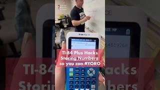 TI-84 Plus Tips and Tricks: Storing a Number #tips #hacks #howto #calculator #teacher #maths