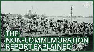 The Non-Commemoration Report Explained | Commonwealth War Graves Commission | #CWGC