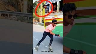 Skating reaction  #skating #brotherskating #skater #road #murshidabad #india #like #publicreaction