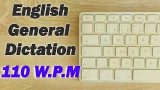 English General Dictation 110 WPM | Volume 3 | @StenoGalaxy