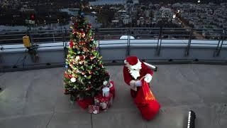 Merry Christmas from the top of Sky Tower!