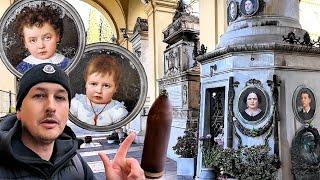 Incredible Grave Portraits and a Bomb! Rome's War Damaged Cemetery   Verano I