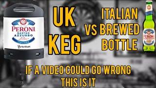 Peroni UK perfect draft keg Vs Peroni Italian brewed bottle - Comparison - review No. 1889