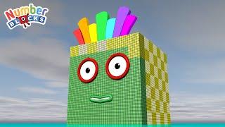 Looking for Numberblocks Cube BIGGEST 70x70x70 is Numberblokcs 343.000 GIANT Number Pattern