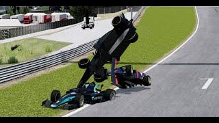 Satisfying racing Rollover Crashes #9 BeamNG (Gen 1)