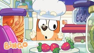 Let's Learn About Food with Bingo   | Cooking Fun with Bluey and Bingo | Bingo - Official Channel