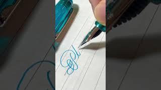 Plastic - handwriting with fountain pen #satisfying #calligraphy #fountainpen #handwriting