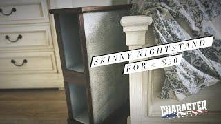 Skinny Nightstand | Nightstand for Small Places