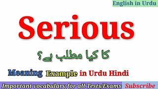 Serious Meaning