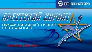 03.10.2024 Международный турнир по плаванию "Брестский спринт"