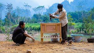 I Use Wood to Create a Cupboard to Store Dishes and Food | Single Old Man & Country Boy