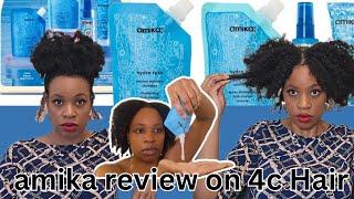 TESTING OUT Amika HYDRO Dream Set on 4C Natural Hair| HONEST REVIEW  #naturalhair #4cnaturalhaircare