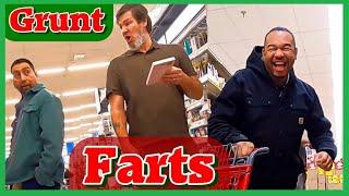 FART PRANK with Grunting Noises & Funny Faces! 