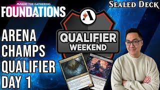 My Final Foundations Sealed Deck | Qualifier Weekend Day 1 | Foundations Sealed Deck | MTG Arena