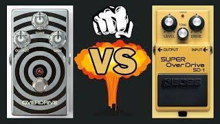 MXR WYLDE AUDIO WA44 OVERDRIVE vs BOSS SD-1 Super Overdrive