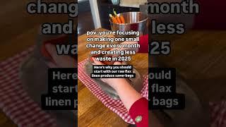 This month? Say goodbye to plastic and hello to Ambrosia Produce Bags