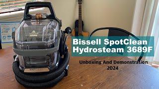 Bissell SpotClean Hydrosteam 3689F Unboxing Demo 2024