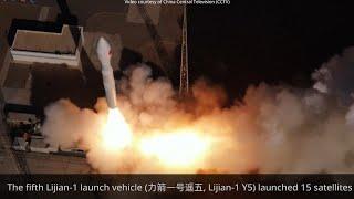 Lijian-1 launches 15 satellites