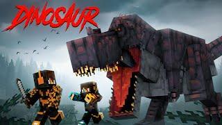 We Survived Dinosaurs Apocalypse In Minecraft ft. @MineFlux