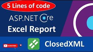 How to generate and download Excel Report in ASP .NET Core