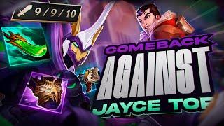 How I Made a HUGE Comeback Against Jayce as Sett!